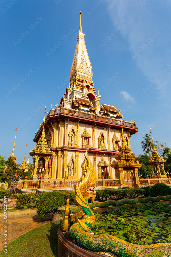 Naklejka premium Wat Chalong Thai Temple Phuket Thailand
