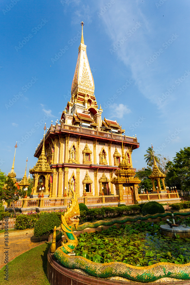 Wat Chalong Thai Temple Phuket Thailand