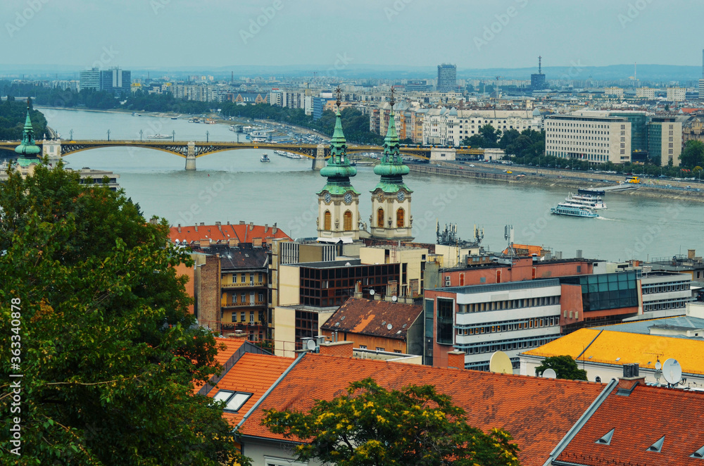 A beautiful view of Budapest city at Hungary.