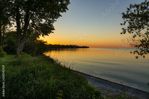 Early Morning Lakefront Sunrise