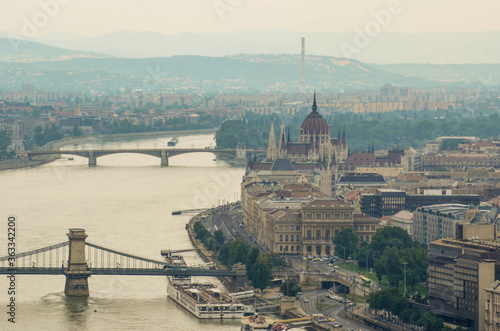 Photography A beautiful view of Budapest city at Hungary.