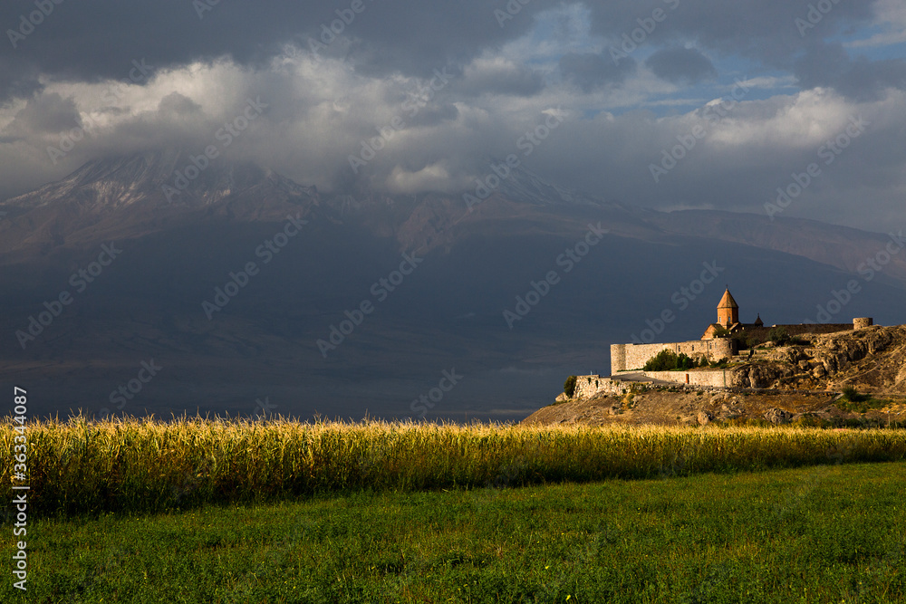 Khor Virap Monastery in Armenia.