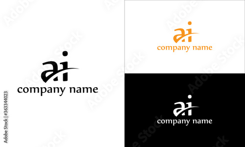 AI logo vector for all business