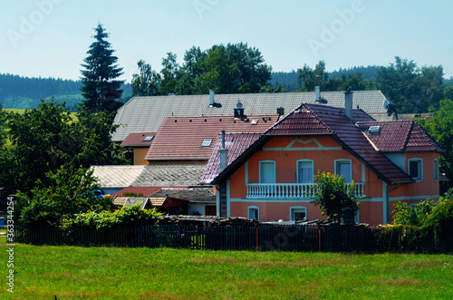 Wallpaper Mural A beautiful view of Cesky Krumlov city at Austria. Torontodigital.ca