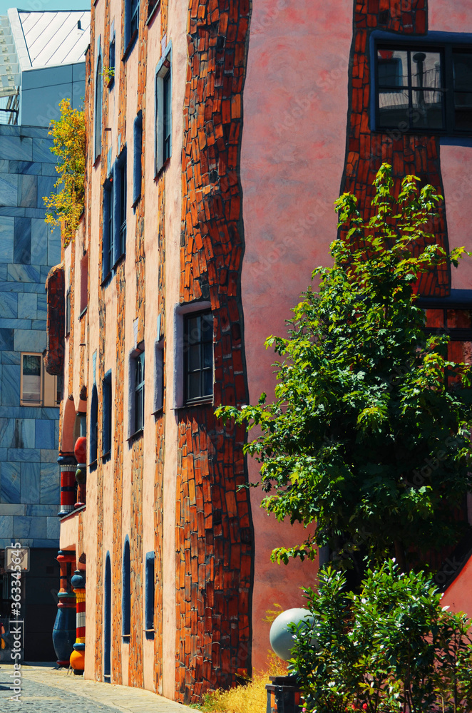 Fototapeta premium A beautiful view of Magdebourg city at Germany.