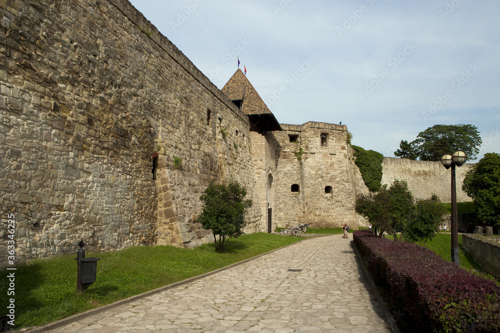 The medieval fortress in Eger, Hungary.