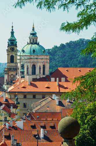 A beautiful view of Prague city at Czech Republic.