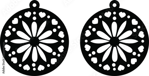 Free Free 341 Flower Earring Svg SVG PNG EPS DXF File