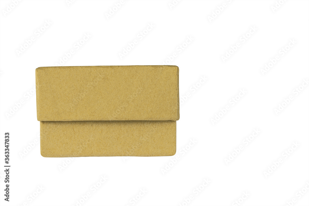 small cardboard box isolated on white background small cardboard box isolated on white background