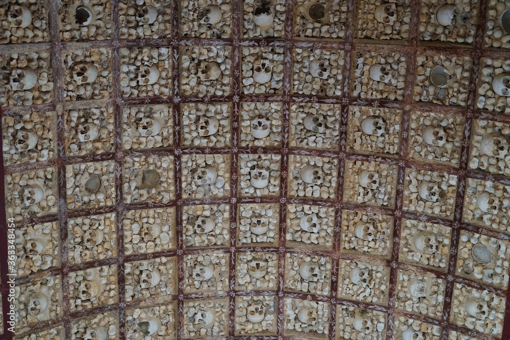 Bones Chapel, Faro, Portugal - ceiling detail