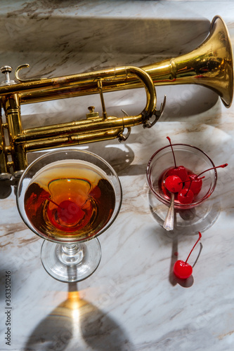 Photography Old Fashioned Cocktail Trumpet
