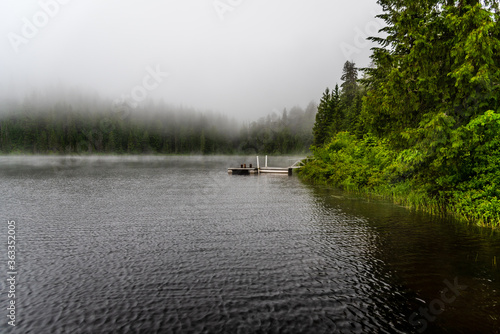 Foggy Morning On South Skookum Lake photo