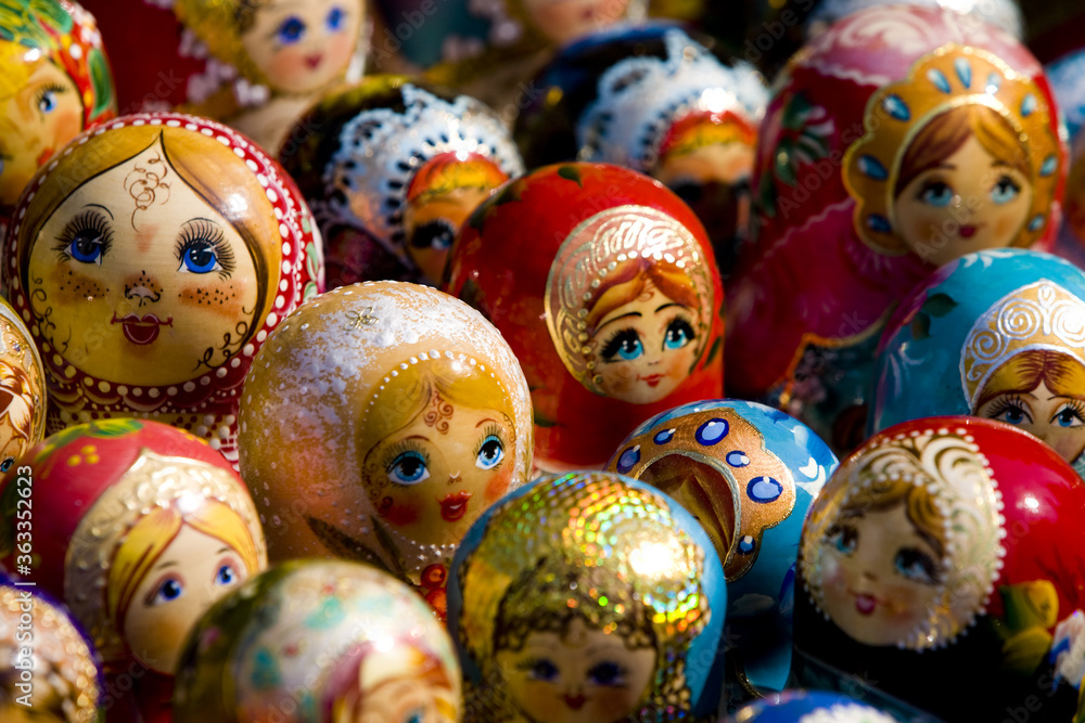Matrioshka, russian set of dolls