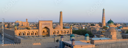 Old town of Itchan Kala, Khiva, Uzbekistan photo