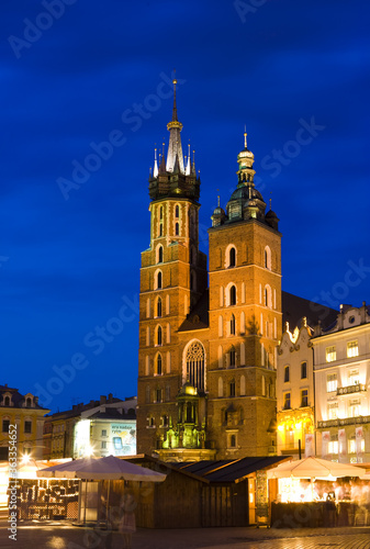 The St. Mary Church in Krakow