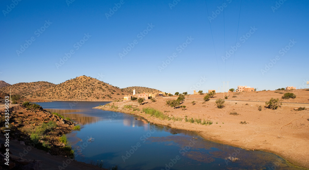 landscapein atlas mountain near agadir, morocco