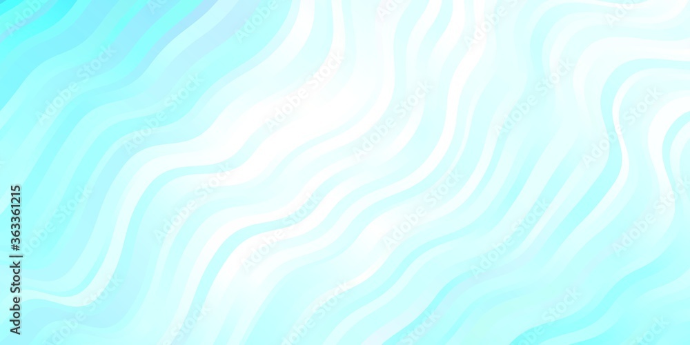 Light Blue, Green vector pattern with curves. Light Blue, Green vector pattern with curves.