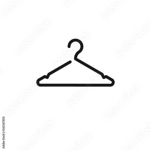 Hanger icon flat vector illustration