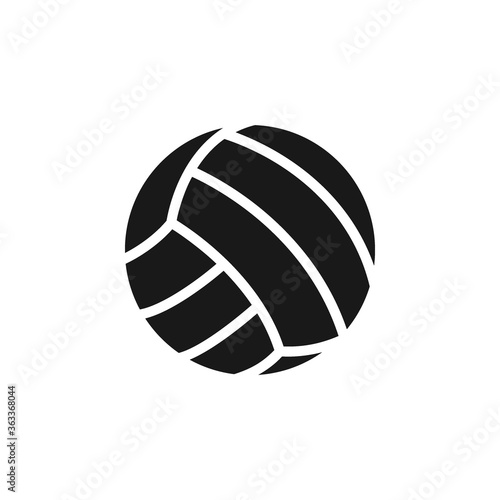Volleyball icon flat vector illustration