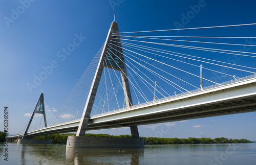 The Megyeri bridge, Hungary's newest and largest bridge