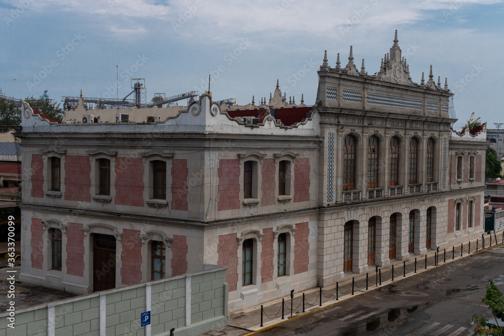 Impressions of the historic train station in Veracruz, Mexico