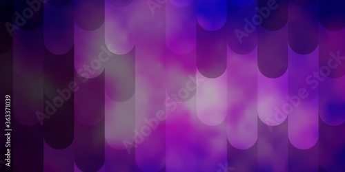 Light Pink, Blue vector texture with lines. Gradient illustration with straight lines in abstract style. Template for your UI design.