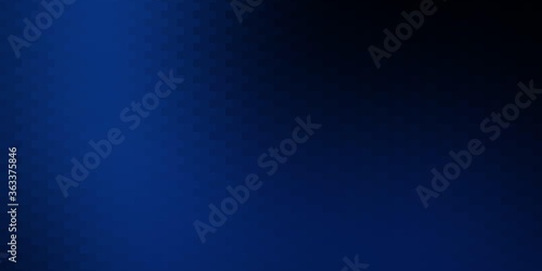 Dark BLUE vector background in polygonal style. Colorful illustration with gradient rectangles and squares. Best design for your ad, poster, banner.