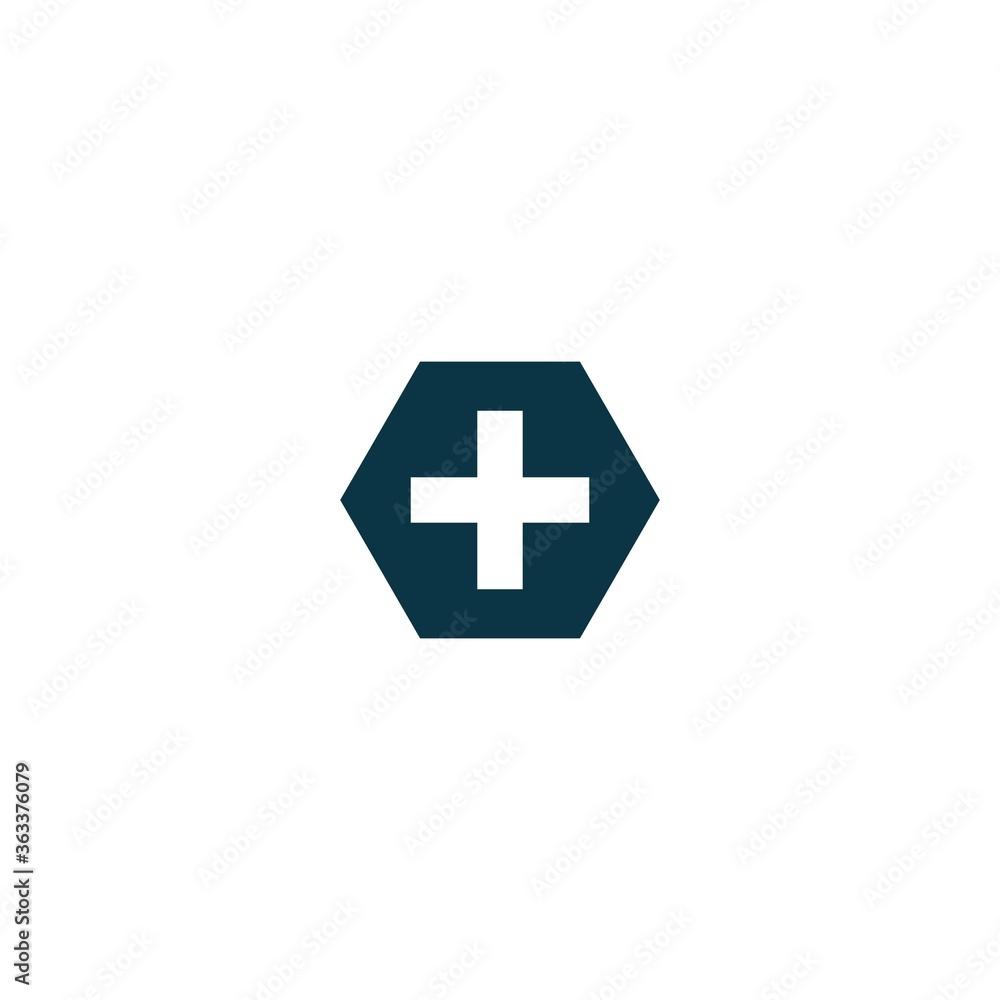 Obraz premium medical cross logo