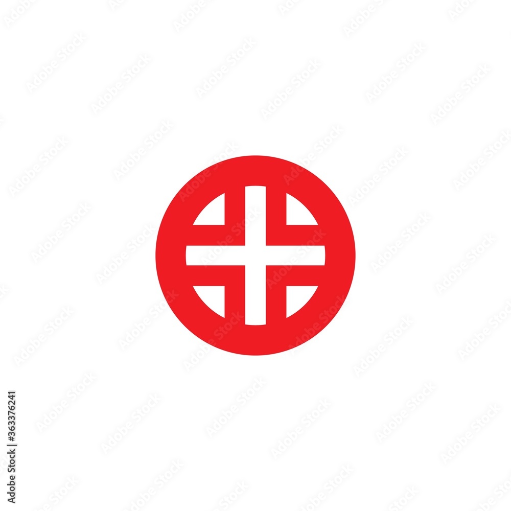 Obraz premium medical cross logo