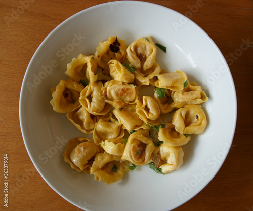 Italian pasta food tortellini