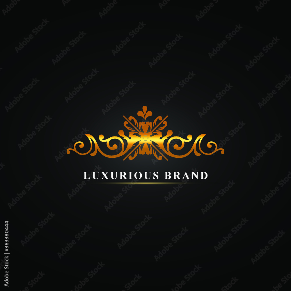 Luxury-Gold Crown Logo for company and business