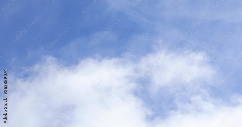 Clouds Moving in the Blue Sky,Fast motion Clouds Moving in the Blue Sky,Fast motion