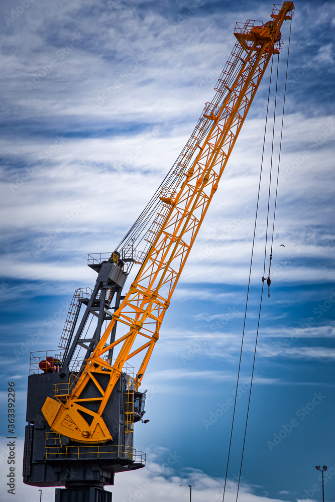 crane on the construction site