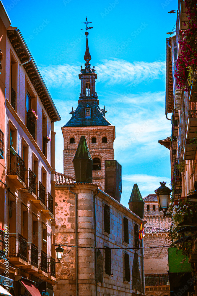 Fototapeta premium old town hall tower church