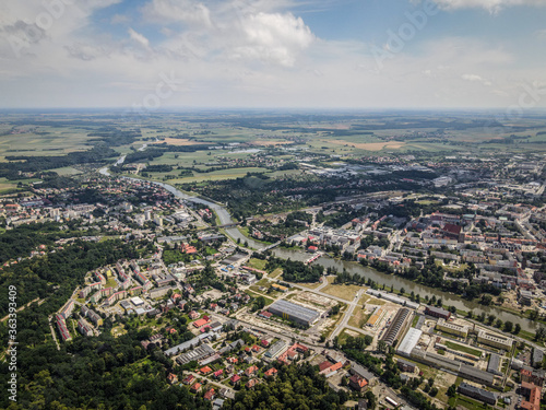 Nysa in Poland from the air © Jakub