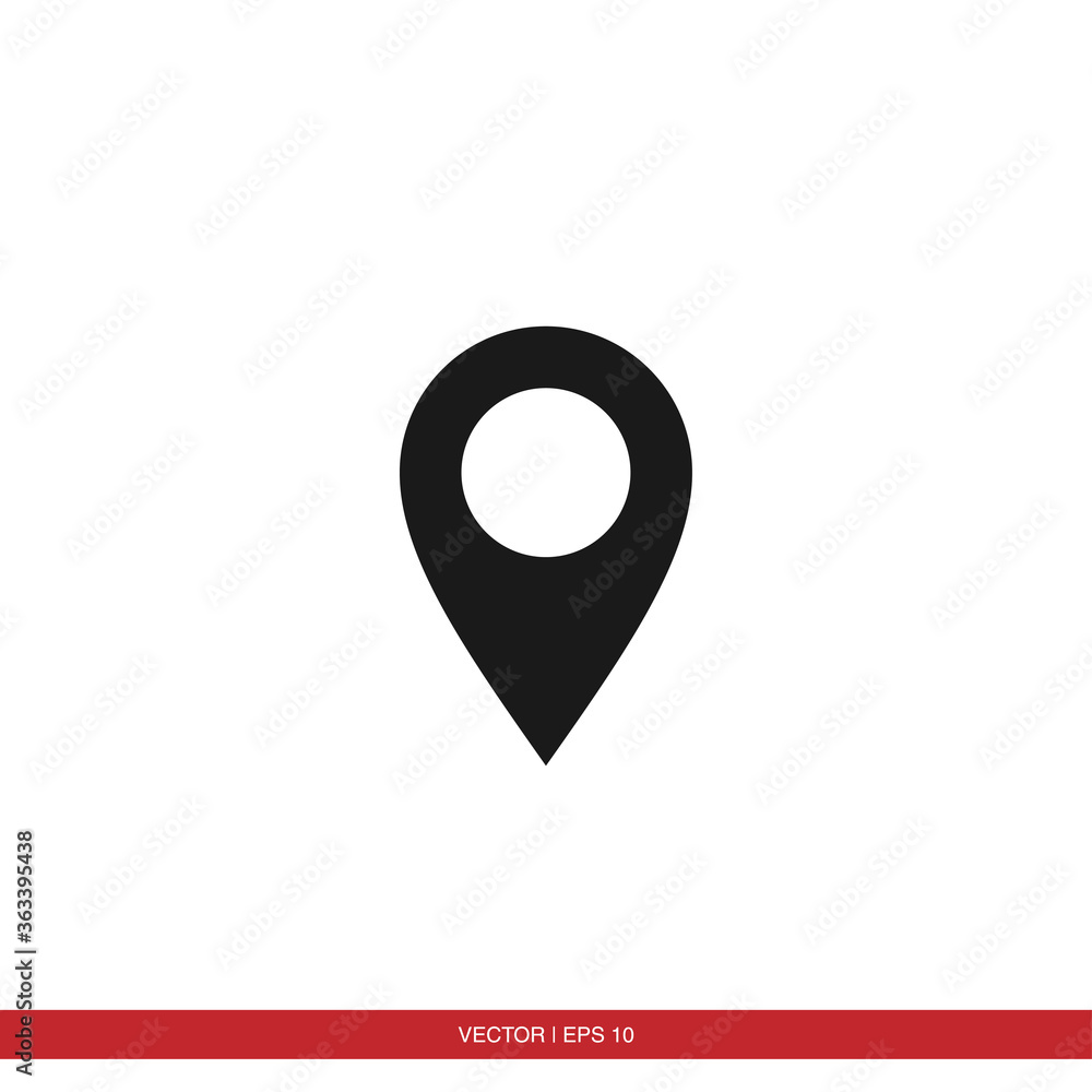 Pin navigation, location, map icon Pin navigation, location, map icon