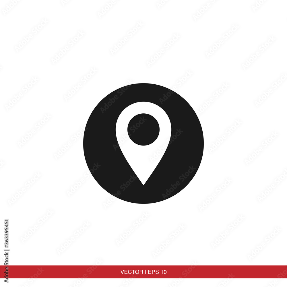 Pin navigation, location, map icon Pin navigation, location, map icon