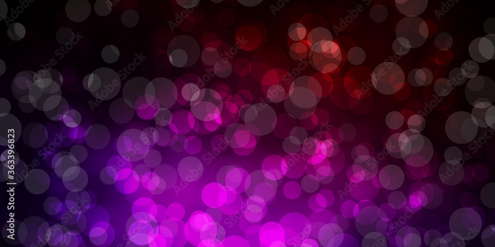 Dark Blue, Red vector texture with disks. Abstract decorative design in gradient style with bubbles. Pattern for business ads. Dark Blue, Red vector texture with disks. Abstract decorative design in gradient style with bubbles. Pattern for business ads.