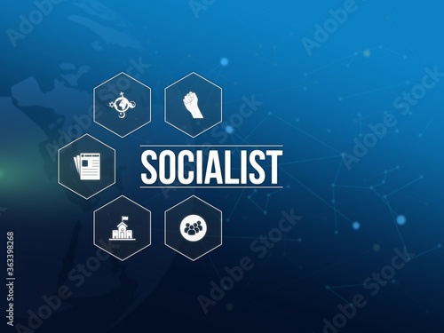 Εκτύπωση καμβά socialist