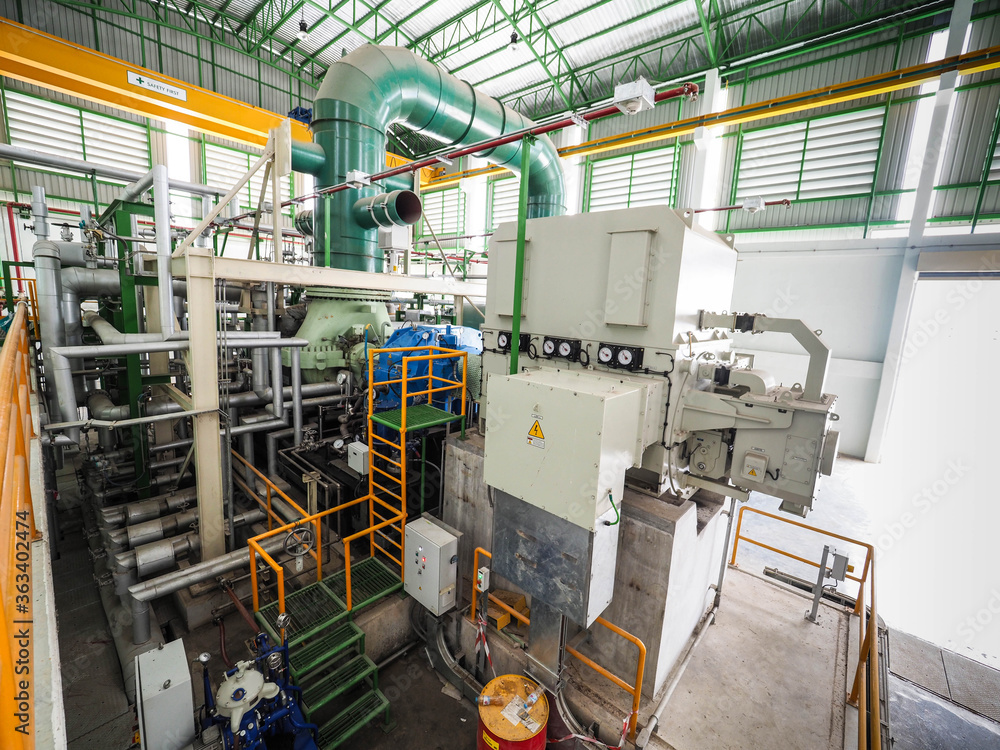 Generator of steam turbine systems in combine cycle recover power plant.
