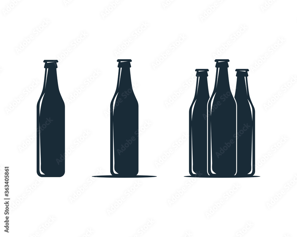 Bottle Icon Vector Logo Template Illustration Design Bottle Icon Vector Logo Template Illustration Design