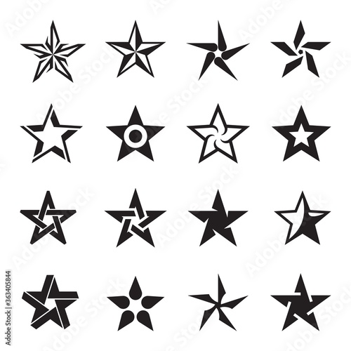 Star icon set