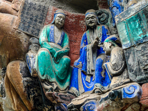 the dazu rock carvings in china