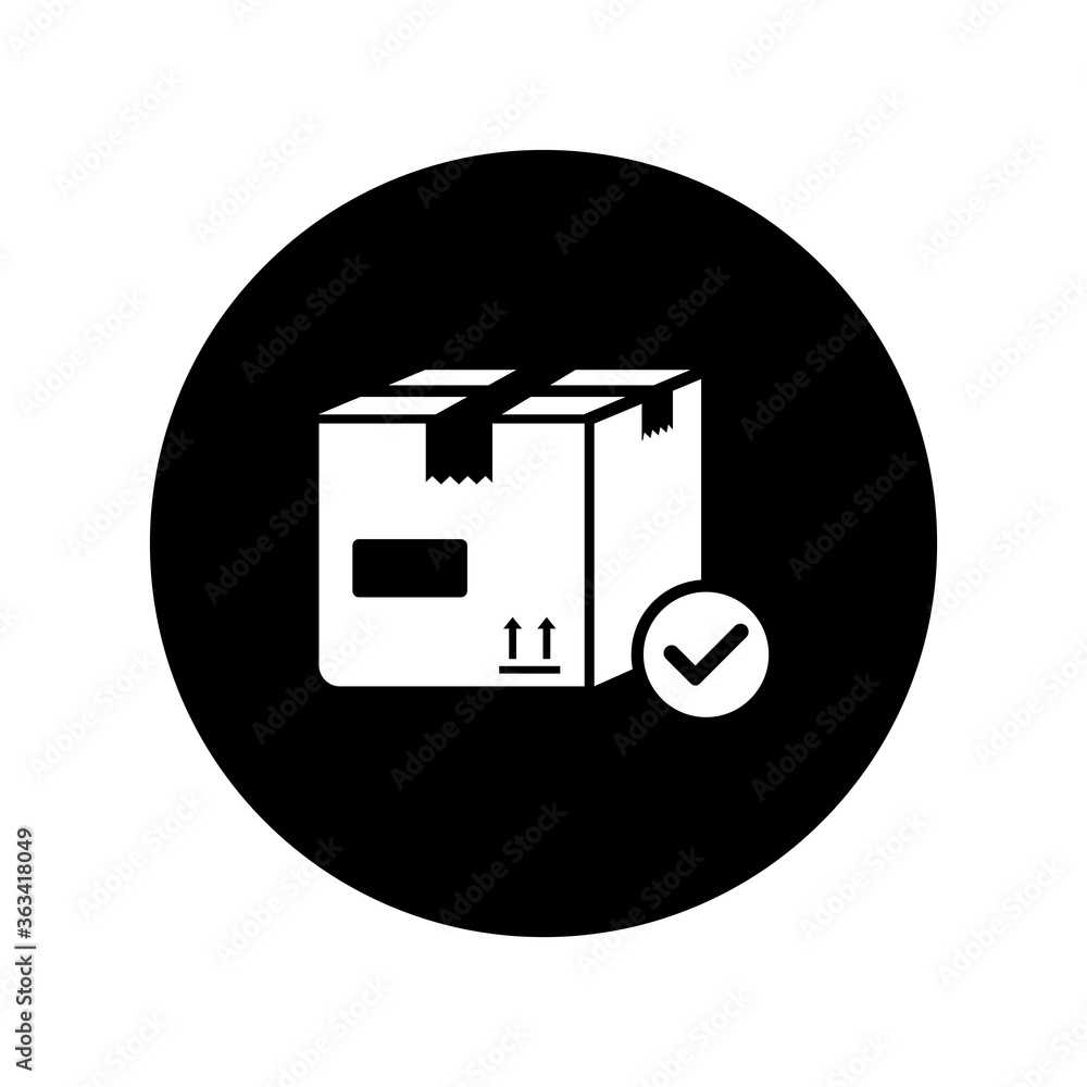cardboard box packaging symbol vector illustration cardboard box packaging symbol vector illustration