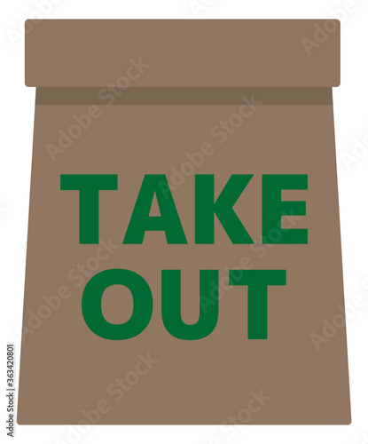 TAKEOUT　持ち帰り　袋