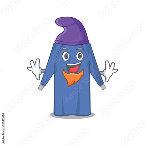 An adorable cartoon design of disposable clothes as an Elf fairytale character