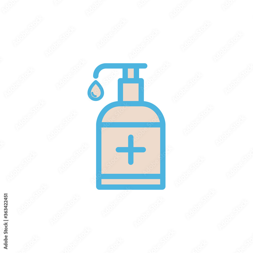 hand sanitizer bottle icon flat vector logo design trendy hand sanitizer bottle icon flat vector logo design trendy