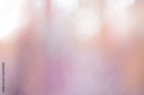 Bokeh, blur from glass and curtains in a room, Bangkok, Thailand.