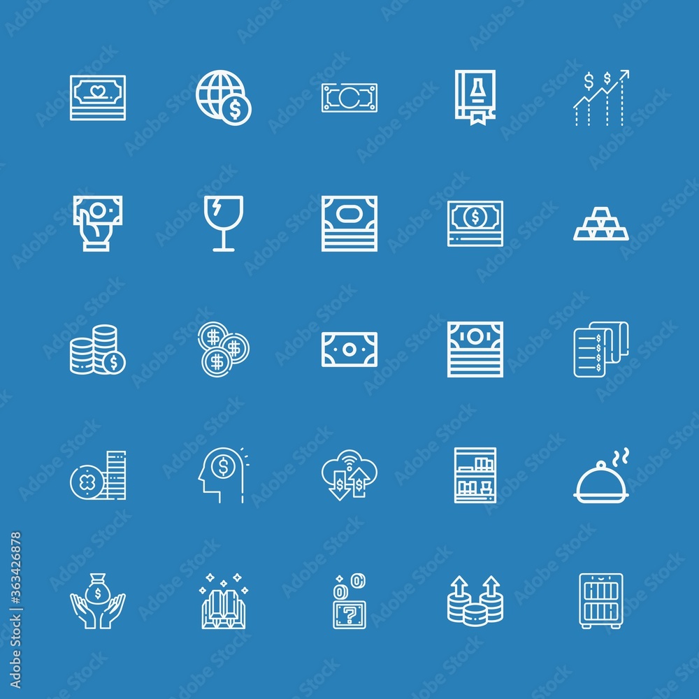 Editable 25 stack icons for web and mobile Editable 25 stack icons for web and mobile