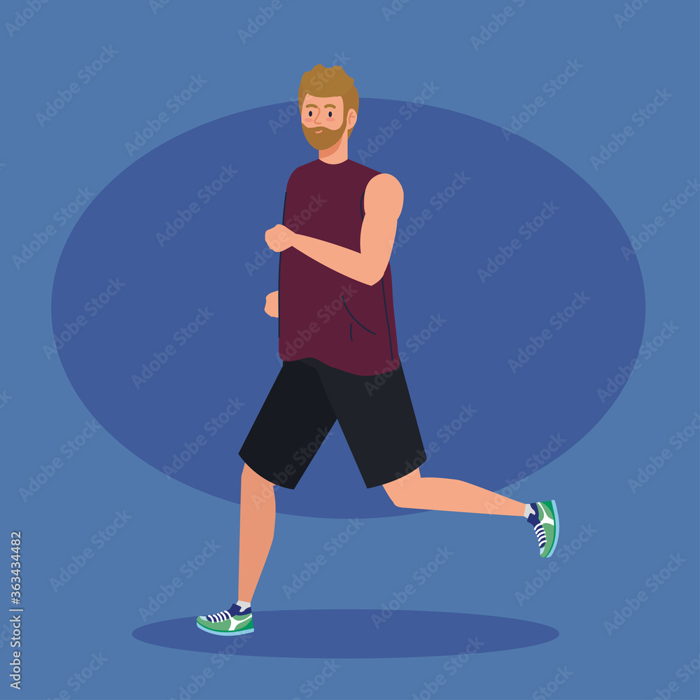 man marathoner running sportive, man run competition or marathon race poster, healthy lifestyle and sport vector illustration design man marathoner running sportive, man run competition or marathon race poster, healthy lifestyle and sport vector illustration design